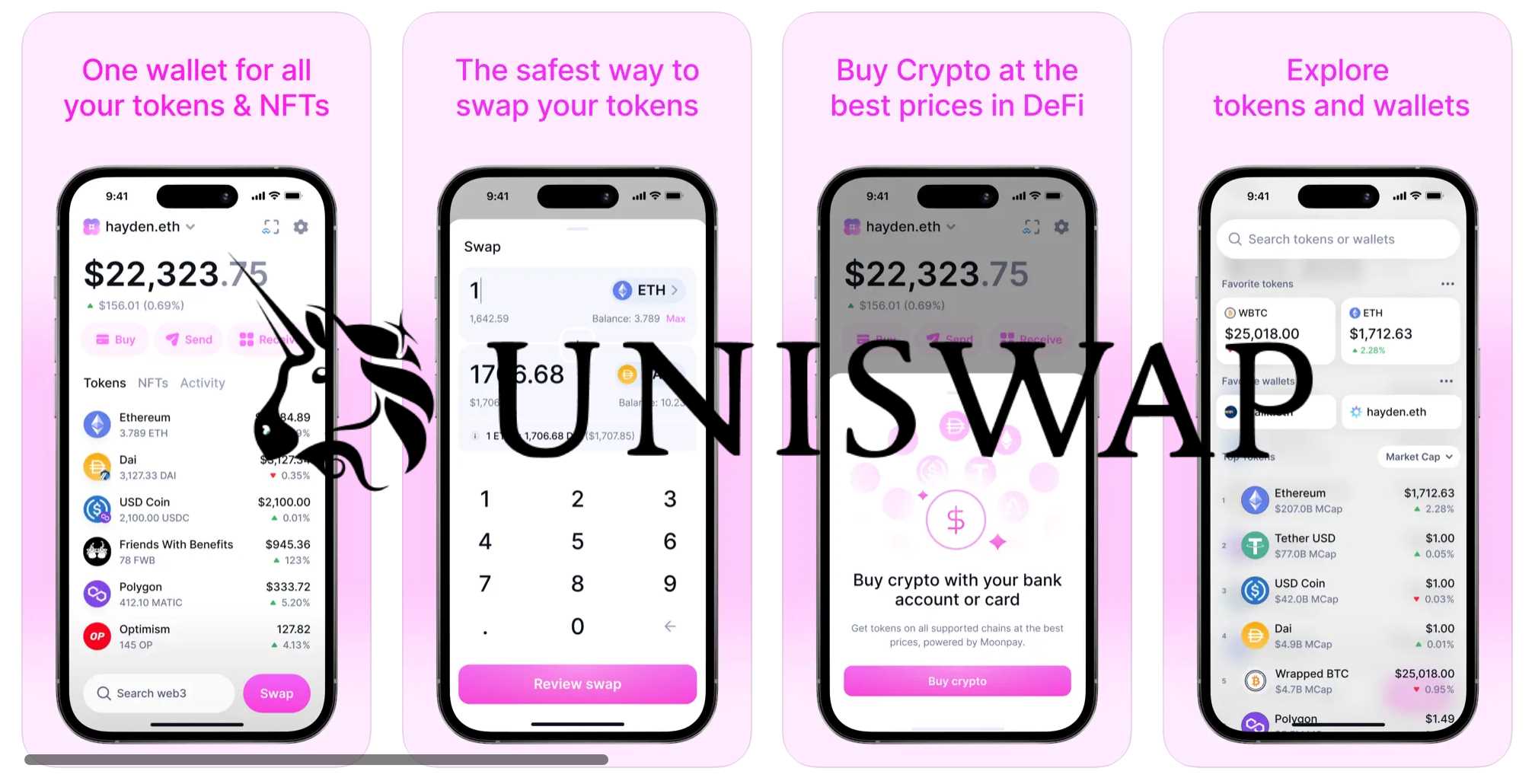 Uniswap Wallet 上架 AppStore 評價飆高！再添NFT搜尋引擎